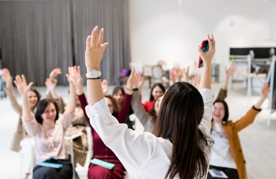 Motivation training for women.