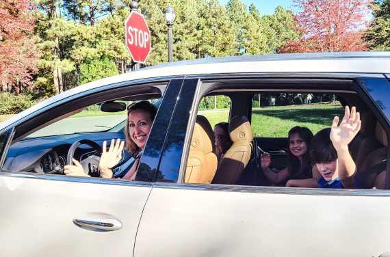 Transportation of kids to church..